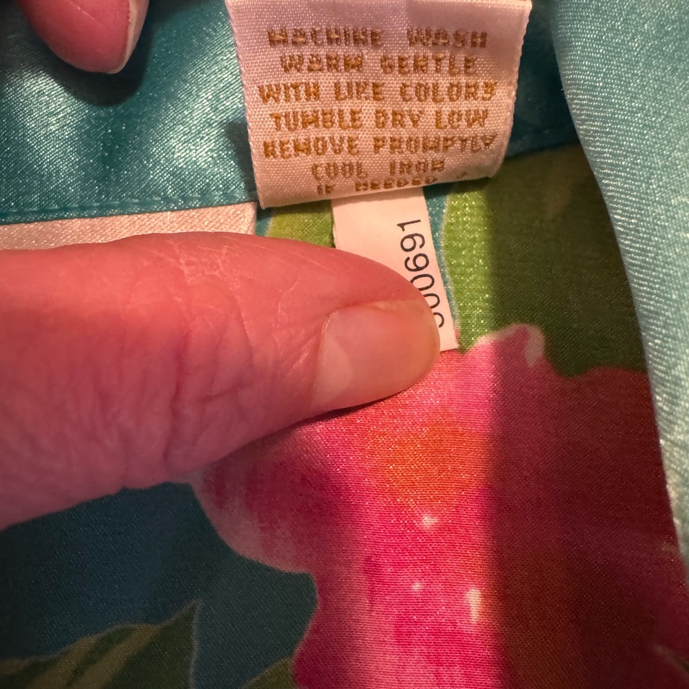 Victoria’s Secret Teal Hawaiian Vintage 90s Satin Pajamas Size P (XS) - Picture 13 of 13